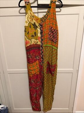 Colorful rayon jumpsuit